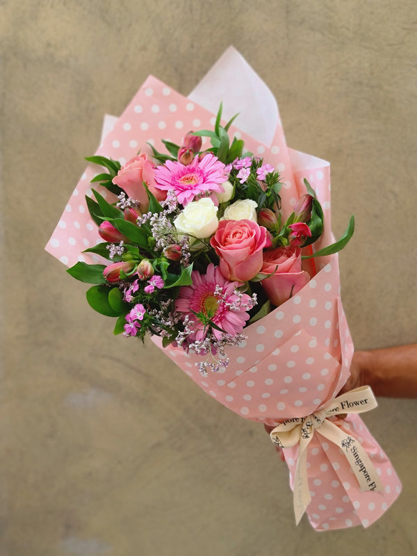 Mini Pink Florist Mix Bouquet