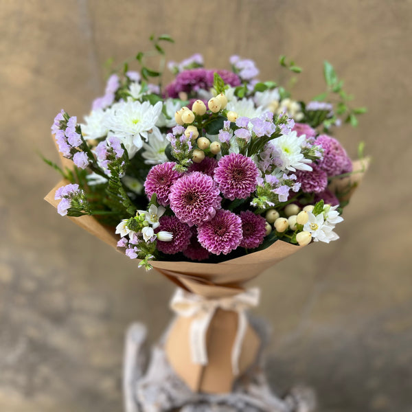 Periwinkle Standing Bouquet