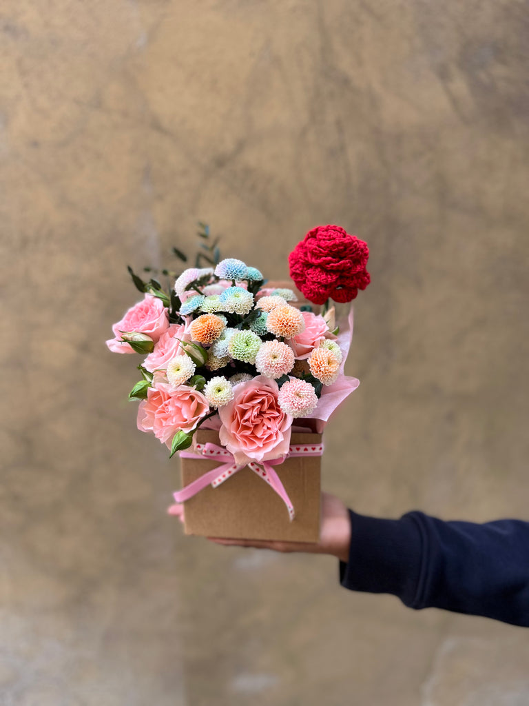 My Lil’ Valentine + Crochet Rose Keepsake