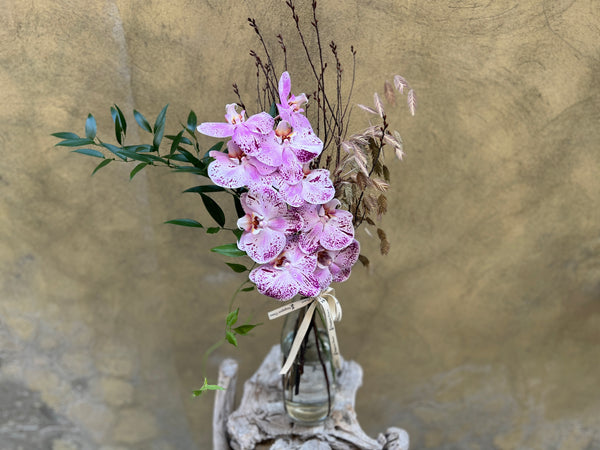 Purple Phalaenopsis Bottle