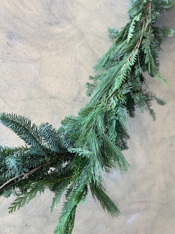 Evergreen Collection - Soft Green Garland