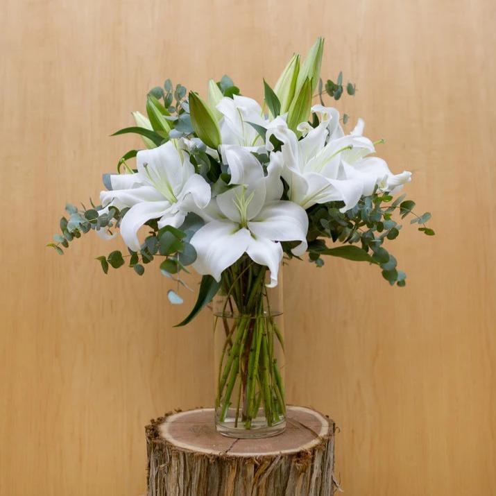 Classic White Lilies