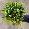 Solidago and White Alstromeria - The Home Edit