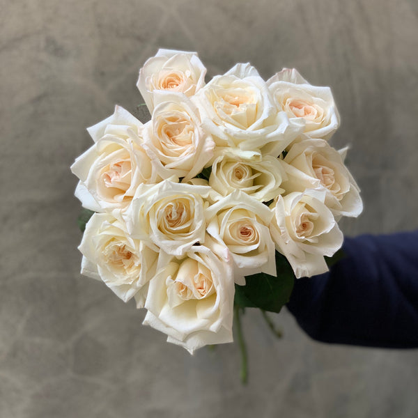 Fragrant White O'Hara Garden Roses - The Home Edit