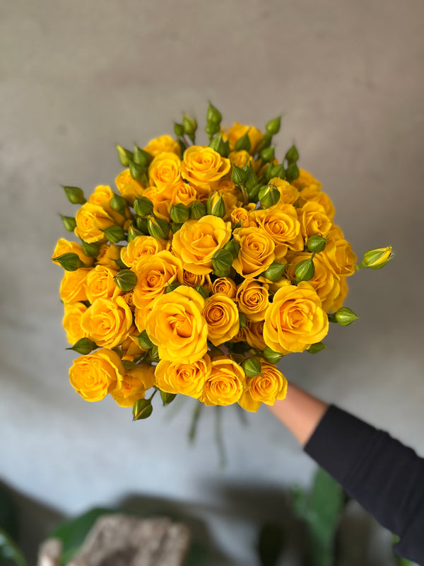 Yellow Spray Roses - The Home Edit