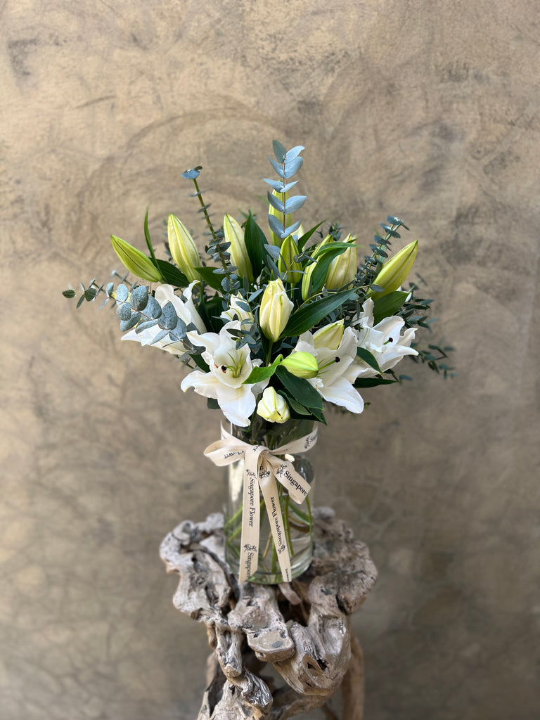 Fragrant White Lilies