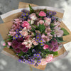 Blushing Purple Standing Bouquet